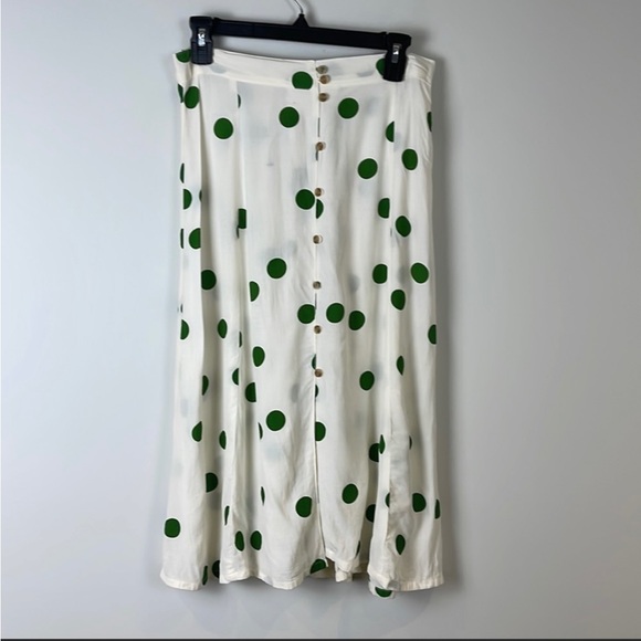 Faithfull The Brand Marin Lolita Polka Dot Skirt Size 2 - Picture 6 of 10